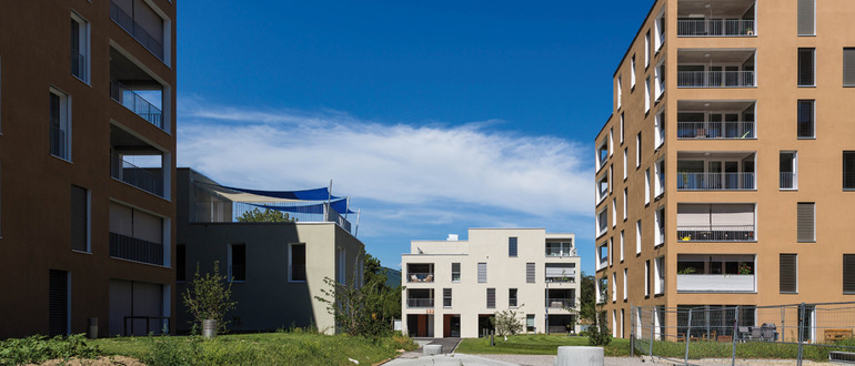Parco residenziale «Jardin du Paradis» nella città di Biel/Bienne